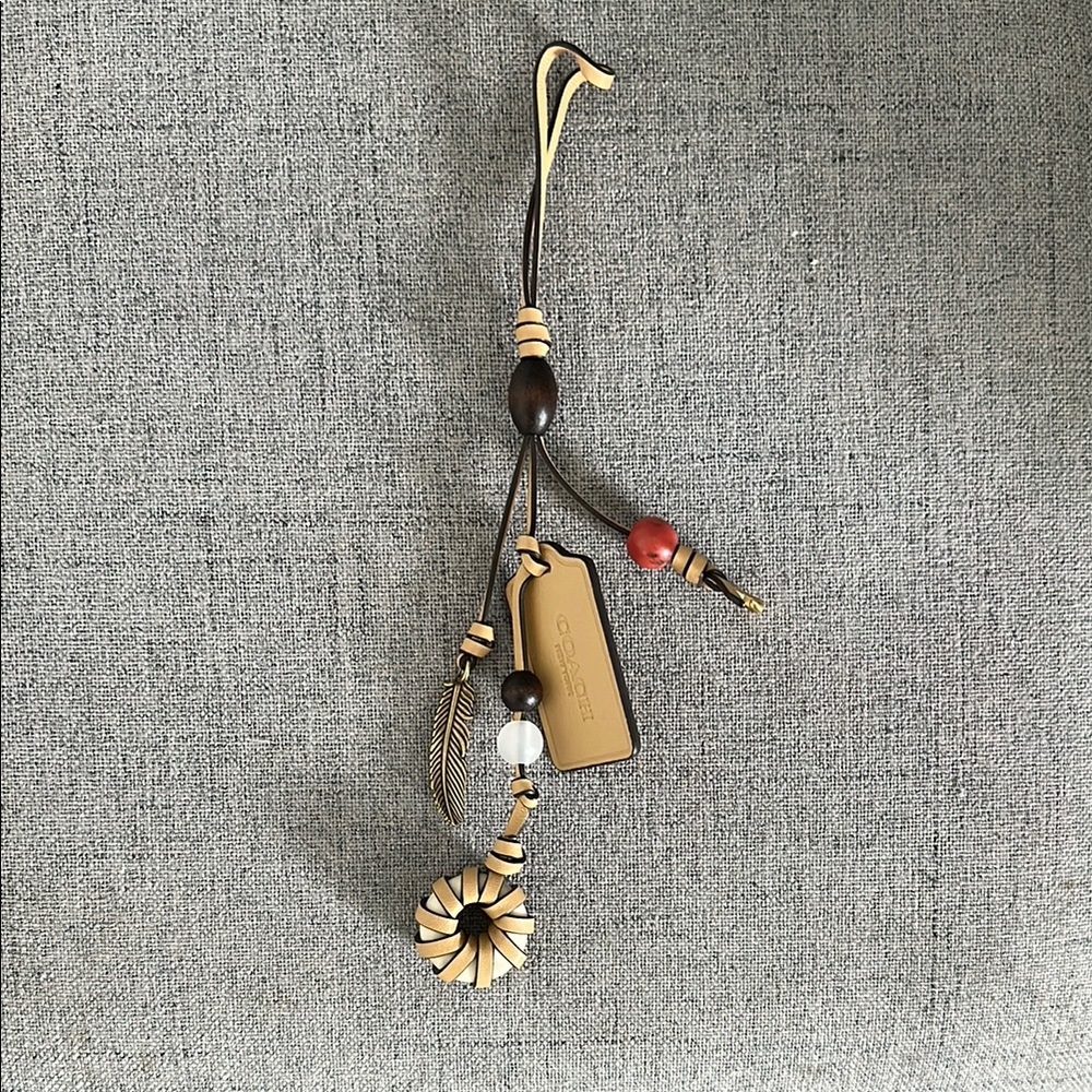 Brand new authentic coach bag charm